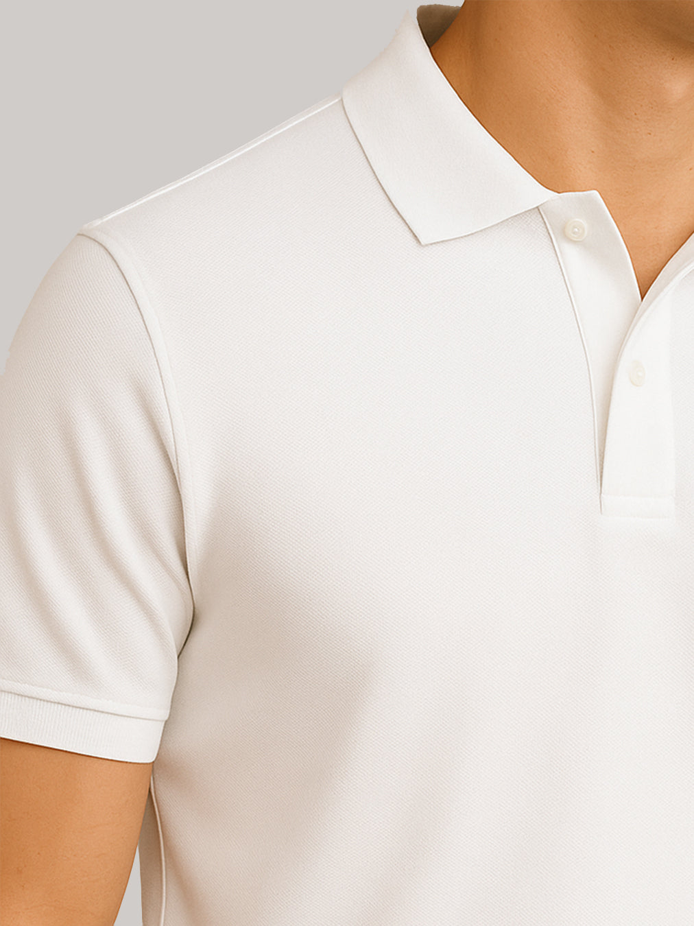 Pure White Polo T-Shirt